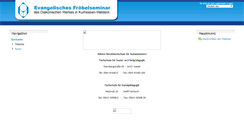 Desktop Screenshot of moodle.froebelseminar.de